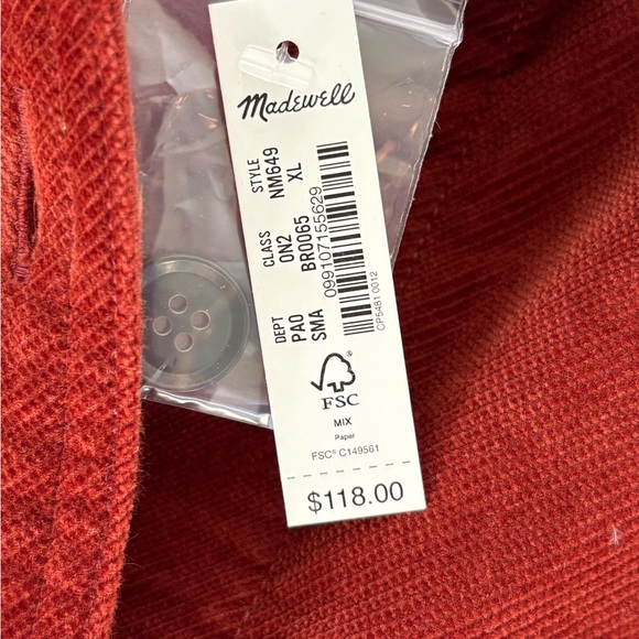 Madewell Rust Utility Jacket - Picture 8 of 9